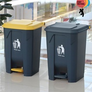 Foot Pedal Flip Cover Garbage Bin Dustbin Trash Bin Tong Sampah 30L/50L/80L/100L (With/Without Inner