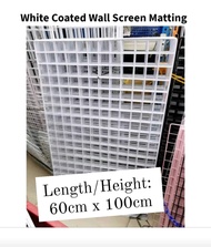WIRE MESH GRID SCREEN BLACK and WHITE 60X100|WIRE MESH WALL DECORATION|WIRE WALL MESH GRID PANEL|WIRE MESH GRID BLACK 45X85|STEEL SCREEN MATTING|SCREEN MATTING|WALL SCREEN MATTING DECORATION|WIRE MESH SCREEN|SCREEN WIRE MESH|SCREEN MATTING