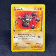 Vintage Pokemon TCG Geodude 47/62 1999 Fossil Trading Card Game Pokemon Card