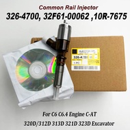 326-4700 32F61-00062 10R-7675 Common Rail Injector 3264700 10R7675 For C6 C6.4 Engine C-AT 320D/312D