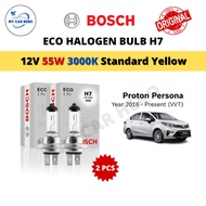 BOSCH Eco H7 Halogen Headlamp Bulb 12V 55W H7 Bulb for Proton Persona (2016-Present(VVT) Mentol Depa