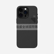 aulumu適用蘋果15promax手機殼磁吸皮革個性新年款iPhone15超薄保護 防摔magsafe機能美學賽博朋