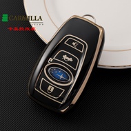 TPU รถ Remote Key สำหรับ Subaru BRZ XV Forester Legacy Outback 2/3ปุ่มป้องกันผู้ถืออุปกรณ์เสริม