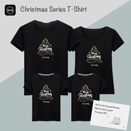 2022 Christmas Simple T-Shirt Design 100% Cotton Baju Krismas 100% Cotton T-shirt