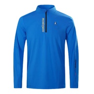 Munsingwear Golf Clothing Men's Long Sleeve T T-shirt Autumn and Winter New Men's Wear Stand Collar