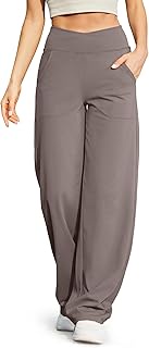 G4Free Wide Leg Pants for Women Yoga Dress Pants with Pockets Petite/Regular/Tall Loose Casual Work