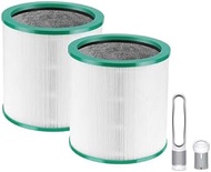 Amalfy 2 Pack of 360° Glass HEPA Filter Replacement Compatible with Dyson Pure Cool Link TP01/TP02 Purifying Tower Fan, Dyson Pure Cool Me BP01 Personal Purifying Fan…