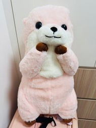 極稀有景品機Amufun粉色水獺公仔 巨型 約40cm