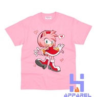 CHILDREN'S CLOTHING AMY ROSE SONIC THE HEDGEHOG CHILDREN'S T-SHIRTS