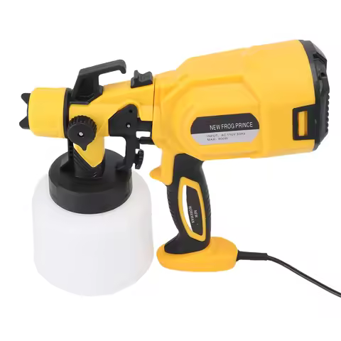 800W Pressure Spray Gun 650ml/min Rate Knob Adjustment Electric Paint Sprayer 0.8/1.8/2.5mm Nozzle f