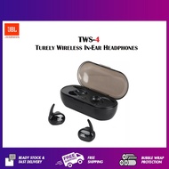 Compatible for JBL TWS-4 5.0 Bluetooth Wireless Earbuds Headphones Earphone | Powerful Sound | Sweat Resistant