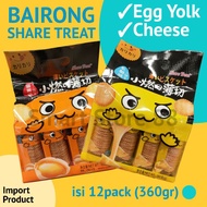 Bairong Biscuit Share Treat 360gr Bai rong Biscuit Cheese Flavor Egg Yolk Flavor Imported Biscuit