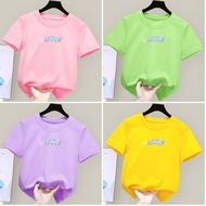 Kids Blouse Girl Short Sleeve Shirts Cartoon Unisex Kids Tshirts Baju T Shirt Budak Perempuan Anime Clothes