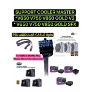OCPC / Silverstone Modular PSU Cable Male 8pin to Dual 8pin For Cooler Master V650 V750 V850 V1000 o