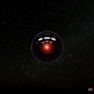 TLP Reflective Car Sticker 2001 Space Odyssey Odyssey Hal 9000 Cobrick Science Fiction Movie Sticker