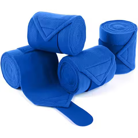 4 Pack Horse Polo Wraps Upgrade with Bling Leg Wraps for Horses Fleece Leg Wraps Stable Equestrian S