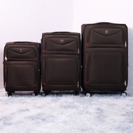 Traveler กระเป๋าเดินทาง รุ่น T27 ขนาด 20 24 และ 28นิ้ว TSA LOCK กระเป๋าเดินทางแบบผ้า Oxford nylon 4ล้อคู่ ซิปสองชั้นกันขโมย ซิปขยายข้างได้ รับประกัน 2 ปี!