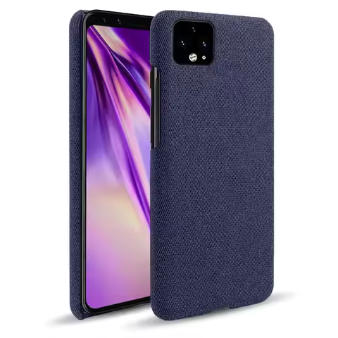 For Google Pixel 4/Google Pixel 4 XL Case Slim Soft-Touch Fabric + Hard PC Cover for Google Pixel 4
