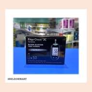 [EXP: 12/2026] EDGECHECK EDGE CHECK 3C (TD-4222A) BLOOD GLUCOSE TEST STRIPS 2 x 25's