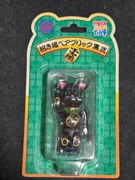 Bearbrick 100%黑色招財貓