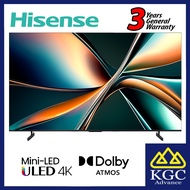 Hisense 85″ / 75″ / 65″ / 55″ ULED 4K Mini-LED TV U6Q Series Smart TV Televisyen 55U6Q / 65U6Q / 75U
