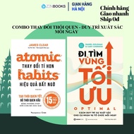 Book - Combo Atomic Habit and Finding the Optimal Area - Changing Habits - Maintaining Excellence Ev
