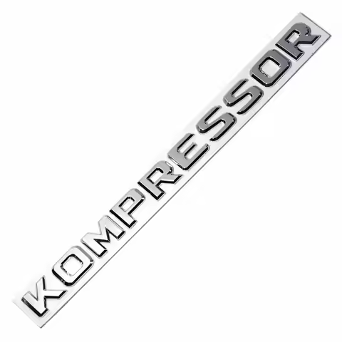 Car Sticker 3D Chrome ABS Kompressor Letters Badge Emblem Rear Boot Sticker for CLK SLK SL CLS ML GL