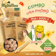 Combo of 3 Types of Abalone Mushrooms, Straw Mushrooms, Crispy Dried Shiitake Mushrooms in Many Flav