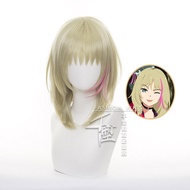 Jecarden Anime WONDER EGG PRIORITY Rika Kawai Cosplay Wig Short Heat Resistant Synthetic Hair