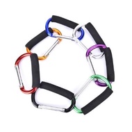 [BUNDLE 5/10] Carabiner Large D Button Sponge Handle Buckle D-Ring Shape Aluminum Alloy Sponge Hook