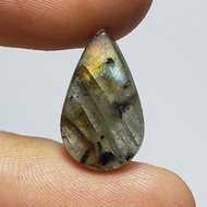 พลอย ลาบราโดไรท์ ธรรมชาติ แท้ หินพ่อมด ( Natural Labradorite ) หนัก 5.21 กะรัต