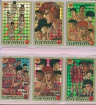 [因Carousell內之回覆限額已用完, 如有問題查詢, 請往本店另一物品「詢問台Q&A」內提問, 此出售品內的提問將不會回答] Bandai 1995 萬變咭 萬變卡 Slam Dunk 男兒當入