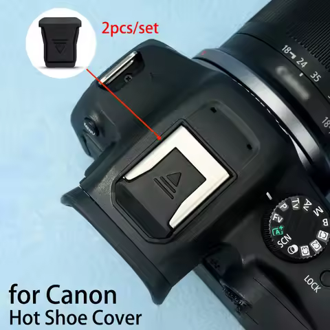 2pcs Hot Shoe Cover Cap Protector for Canon EOS R50 R10 R8 R7 R6 Mark II R5II R6II R5C R3 Camera Rep