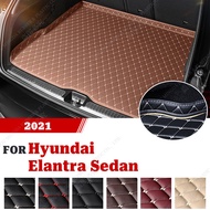 Car Trunk Mat For Hyundai Elantra Sedan 2021 Custom Car Accessories Auto Interior Decoration