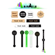 Food Packaging Handmade Homemade Sticker Kraf / Glossy  Sticker Biskut Kek Kuih  buatan sendiri  (50