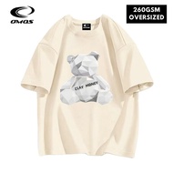 OMOS 260GSM Oversized T-Shirt Bear