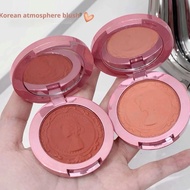3D Embossed Girl's Blush Press Powder Nude Natural Check Contouring Face Rouge Makeup Matte O4A7