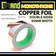 Copper foil tape shielding guitar self adhesive 2 sides cooper conductive
