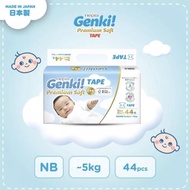 Original! Genki Pampers Baby Newborn Premium Soft Tape Popok Bayi