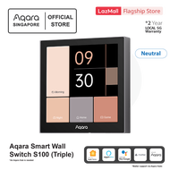 AQARA Magic Smart Switch S100 (Triple rocker neutral needed) Wi-Fi + Zigbee Support Apple HomeKit Al