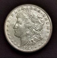 [銀幣] 1921-S 美國摩根一元銀幣一枚