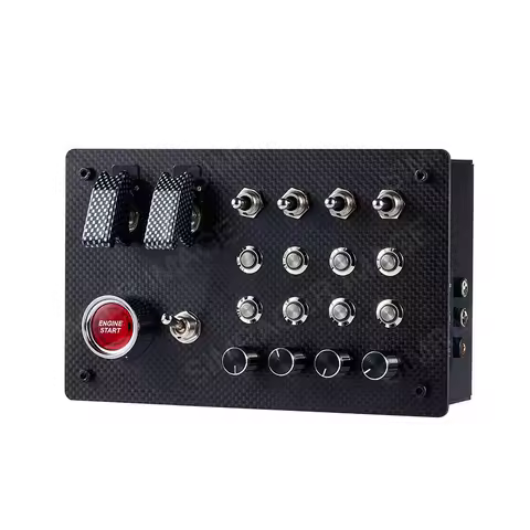 PC Sim Racing Games Central Control Box Driver-Free Plug and Play Multifunctional Button Box for Eur