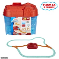 THOMAS Train TRACK Set &amp; FRIENDS MASTER BUILDER BUCKET (Over 25 Pieces Of Tracks) Genuine Copyright Comes With Easy-To-Carry Storage Box.