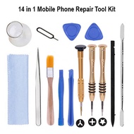 14 in1 Mobile Phone smart phone Repair Tool Kit Screwdriver Opening Tool For smart phone