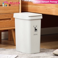 TOMBOL Aijia 10-Liter Closed Trash Can Trash Trash Button Click Button Living Room Kitchen Car Large