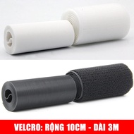 Băng gai dính 2 mặt không keo bản 10cm nhám dính khoá nhám Velcro miếng dán vải 2 mặt dán giày túi x