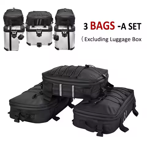 Motorcycle Side Case Bag Top Box Storage Bag For BMW GS 1200 LC Adventure 2013-2017 R1250GS R1200GS 