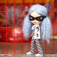 Blythe 的萬聖節 BANDIT 服裝，ob22，Licca 娃娃。