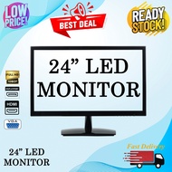 REFURBISHED HP,DELL.ACER,AOC,LENOVO BRANDED 24"  MONITOR  (READY STOCK)