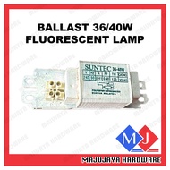 SUNTEC NEWTON 36W-40W/18w-20w Fluorescent Lamp Tube Choke Ballast